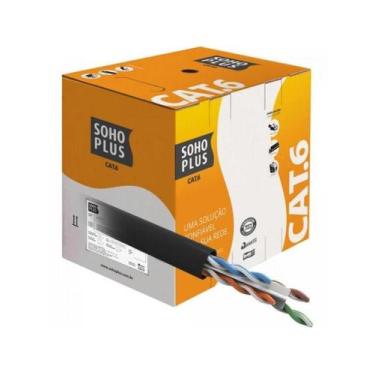 Imagem de Cabo de Rede PRETO CAT.6 CMX CX 305m FURUKAWA SOHOPLUS -.
