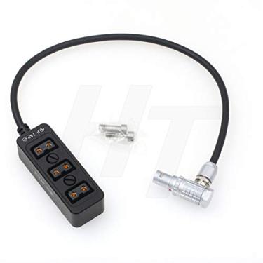 Imagem de HangTon Divisor de energia de cubo D-tap triplo para câmera ARRI Alexa Mini LF Amira EXT 6 pinos 7 pinos, 1 a 3 com parafusos de 30 cm