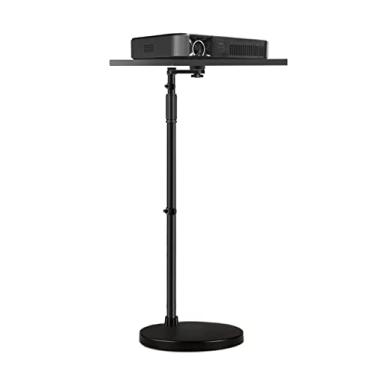 Imagem de uhyOHF Suporte universal para projetor, suporte para projetor, suporte telescópico, sofá, cabeceira, suporte oculto em ângulo reto, suporte para projetor (