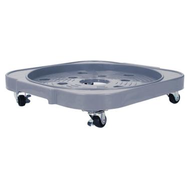 Imagem de Hyuduo Caddy de Plantas Com Rodas, Suporte de Planta Rolante Com Rodas de 360 ​​graus para Vasos de, Bandeja PP de 11 Polegadas de Diâmetro para Jardim Doméstico, Uso Interno e Externo