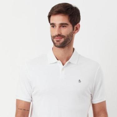 Imagem de Original Penguin Polo Interloque Original Penguin Branca-Masculino