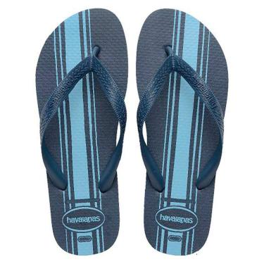 Imagem de Sandália Havaiana Color Essential Azul Tamanho 39/0 1 Par