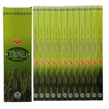 Imagem de Incenso Indiano Sac Citronela - Limpeza Energética 12 Caixas