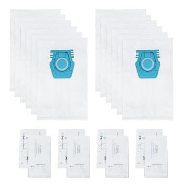 Imagem de MATERIG Saco de aspirador de pó adequado para aspiradores de pó Miele Guard L1 S1 Series Canister 12 peças, com 4 filtros de escape Air Clean, 4 filtros de proteção do motor