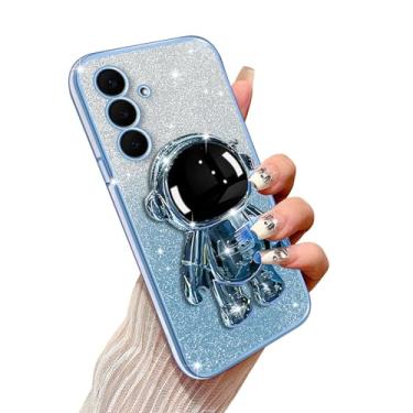 Imagem de Annyojo Capa para celular Samsung S25 FE, capa traseira transparente à prova de choque para Samsung Galaxy S25 FE para Samsung Galaxy S25 FE - Azul