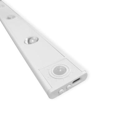 Imagem de 60CM Luz LED Sem Fio sensor De Inteligente Do Guarda-Roupa Quarto De Conveniência Carregamento - Iluminação Inteligente para Armário, Cozinha, Corredor e Escada(50CM-Luz quente)