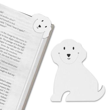 Imagem de Marcador de livro criativo, marcadores para mulheres, homens, leitura, amantes de livros, acessórios para quem ama livros (cão)