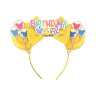 Imagem de Tiara De Balão Mickey Minnie Para Crianças, Decoração Fofa Para Festa 