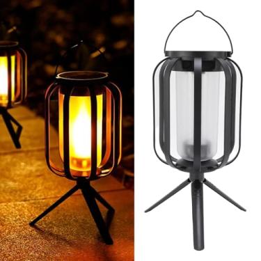 Imagem de Depisuta Prova de chuva pendurada lanterna solar, 3 modos de luz, Lâmpada alimentada por energia solar com trípode e gancho, Lanterna decorativa ao ar livre para Jardim Deck Pátio