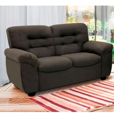 Imagem de Sofá De 2 Lugares Stillus Ii Com 154 Cm De Largura Linoforte Marrom