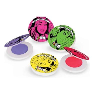 Imagem de Kit Pinta Mechas DOS ROSA LX – 5 Cores | Maquiagem Infantil para Cabelo | Hipoalergênico e Dermatologicamente Testado