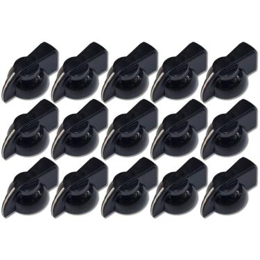 Imagem de Kit 15 Knob Chicken Head Amplificador Pedal Abs Preto
