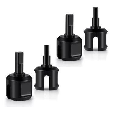 Imagem de WEFEINO Steel 1144 Front Rear Gearbox Joint Cup Differential Cup Upgrade Parts for 1/10 Tamiya TT01 TT02 BT01 RC Drift Car