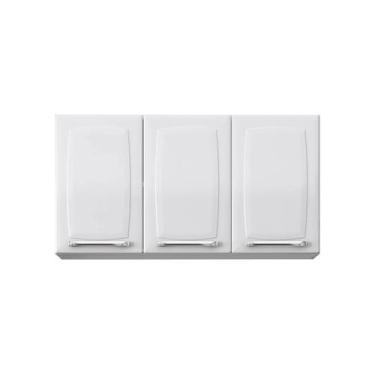 Imagem de Armário Aéreo de Cozinha Itatiaia Luce 3 Portas Design Moderno