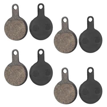 Imagem de 4 pares de pastilhas de freio a disco de bicicleta, espaçador de freio de bicicleta de baixo ruído, acessórios para mountain bike compatíveis com Tektro Novela IOX anti-desgaste