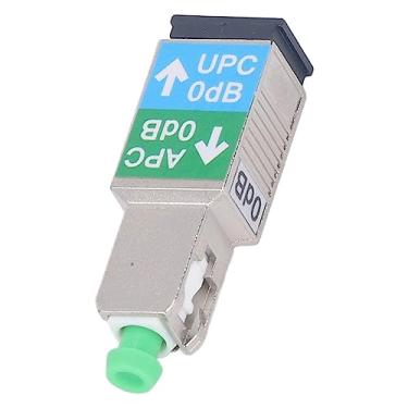 Imagem de Adaptador de conector de fibra ótica, conversor híbrido SC macho para UPC fêmea, cerâmica e metal, 1310 nm-1550 nm, > 1000, -40 °C ~ 95 °C, para estrutura de distribuição de fibra óptica, CATV, LAN