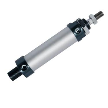 Imagem de Mini cilindro pneumático de ar da série MAL 25 50 100 200 300 400 500 mm Stroke liga de alumínio pequena peça de ação dupla (curso 300 mm, furo 32 mm)