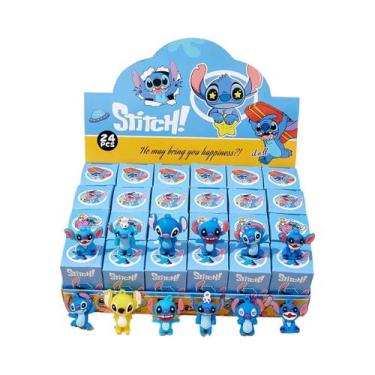 Imagem de Chaveiro De Figura De Anime Cute Disney Stitch Caixa Misteriosa Brinqu