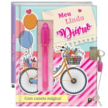 Imagem de Meu Lindo Diario Mágico Com Cadeado E Caneta Mágica Com Luz - Todolivr