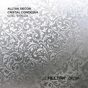 Imagem de ADESIVO PARA VIDRO BOX JANELA - DECOR CRISTAL CONDESSA 1,00 x  0,61 - 