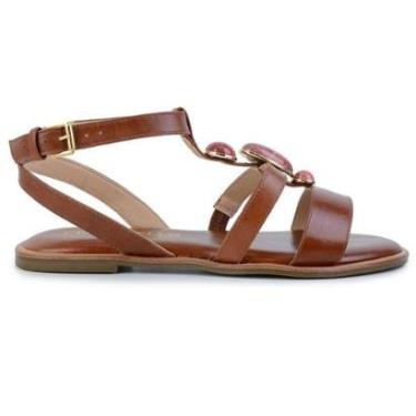 Imagem de Sandália Feminina Cecconello Torino Marrom - 2744-Feminino