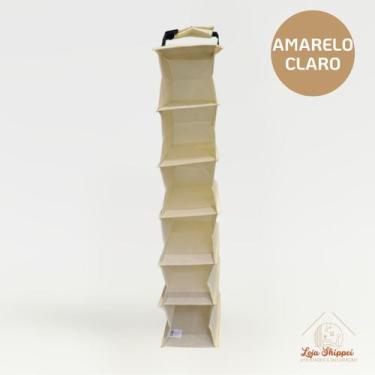 Imagem de Organizador Multiuso Vertical Armário 6 Divisórias TNT Roupa - FWB, AM