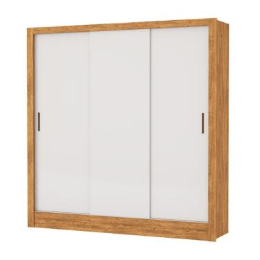 Imagem de Guarda Roupa Dubaí Cinamomo/Bco - Carioca Móveis