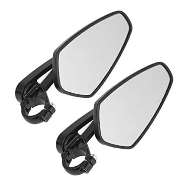 Imagem de Espelho de motocicleta para motocicleta giratório de 360 graus 7/20.3 cm barra de alça final tarugo retrovisor lateral de alumínio retrovisor de bicicleta