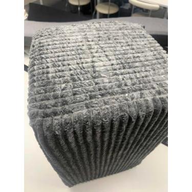 Imagem de Paxato Cadeira de pufe 3 em 1 cadeiras gigantes saco de feijão conversível almofada de chão, cinza