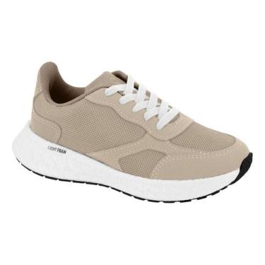 Imagem de Tenis Molekinho Infantil Casual Macio Escolar 2866.107, Areia, 32 BR