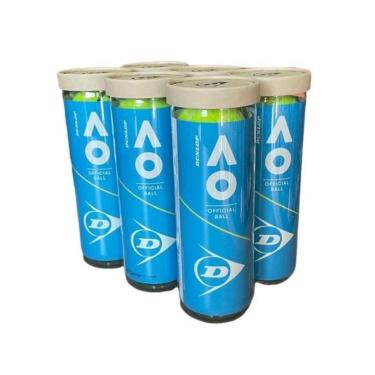 Imagem de Bola de Tênis Dunlop Australian Open - 6 Tubos-Unissex