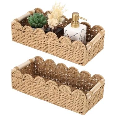 Imagem de Cesta de corda de papel tecido