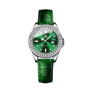 Imagem de Relógio De Pulso Feminino Elegante À Prova d'Água Em Aço Inoxidável Co