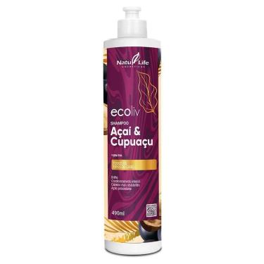 Imagem de Shampoo Ecoliv Açai E Cupuaçu - Natulife 490ml