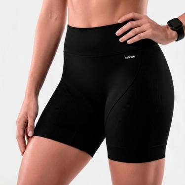 Imagem de Short Selene Poliamida Sem Costura Leg Legging Sem Transparência Bermu