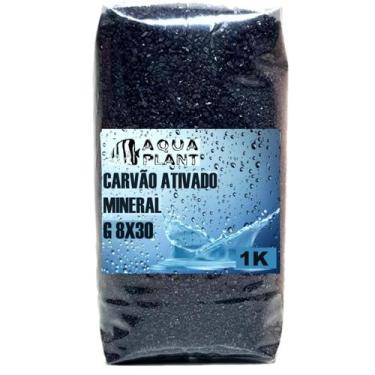 Imagem de Carvão Ativado Granulado Para Filtros Deionizadores Sistema De Ro 1kg 