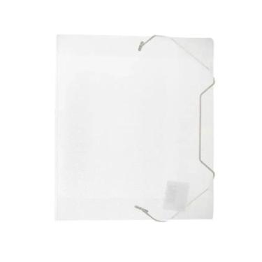 Imagem de Kit Com 10 Pastas Com Elástico Ofício Transparente Acp Fina