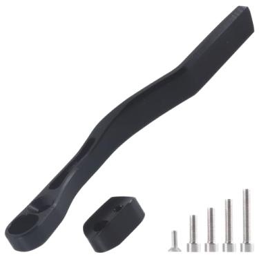 Imagem de LUMINFLY Coletor de corrente de estrada, guia de corrente antiqueda de liga de alumínio 6061, 0,4 x 10,4 cm, 5 parafusos incluídos, ciclismo seguro