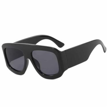 Imagem de Óculos de Sol Femininos Oversized com Lentes de Gelatina em Degradê e Hastes Largas, Ideais para Esportes ao Ar Livre, Corrida e Ciclismo, Cor Marrom Café