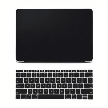 Imagem de KECC Compatível com MacBook Pro 13 polegadas 2025 2024-2016 com Touch Bar M2 A2338 M1 A2289 A2251 A2159 A1989 A1706 A1708 Capa protetora de plástico rígido para teclado (preto fosco)