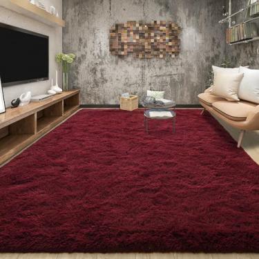 Imagem de Tepook Tapetes grandes fofos para sala de estar, tapetes de área de 20 x 25 cm para quarto, tapetes felpudos modernos para crianças, meninos, meninas, tapete de pelúcia para decoração de casa de