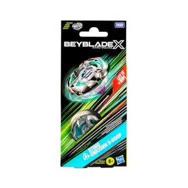 Imagem de Beyblade X, Pião, Sting Unicorn 5-60GP - Conjunto de Brinquedo Tipo Equilíbrio, Giro à Direita, Booster Pack - A partir de 8 Anos