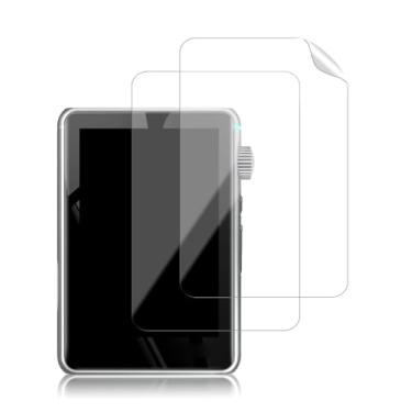 Imagem de Oshmirian [Pacote com 2] Protetor de tela para MP3 Player HiBy R3 II – Filme PET ultratransparente com dureza 6H, película protetora HD antiarranhões e sem bolhas para reprodutor de música HiBy R3 II