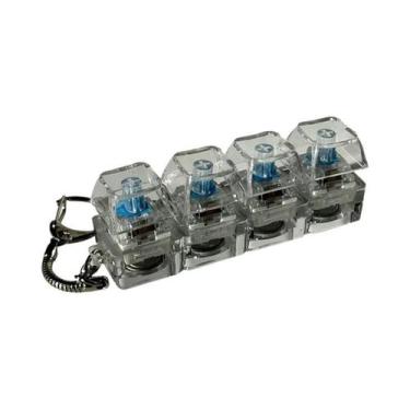 Imagem de Testador De Teclas De Teclado Mecânico 4/9 Teclas LED Brinquedo Anti-s