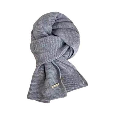 Imagem de Cachecol De Lã Quente E Grosso Para Mulheres, Acessório De Inverno Em 