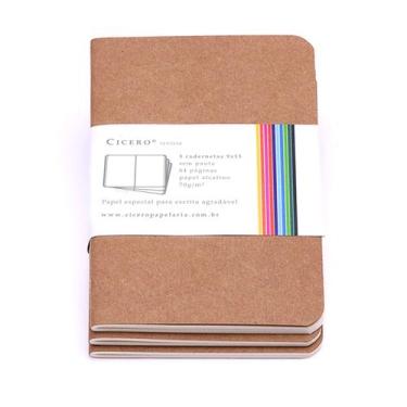 Imagem de Kit Revistas Kraft 9x13 Sem Pauta - Cicero