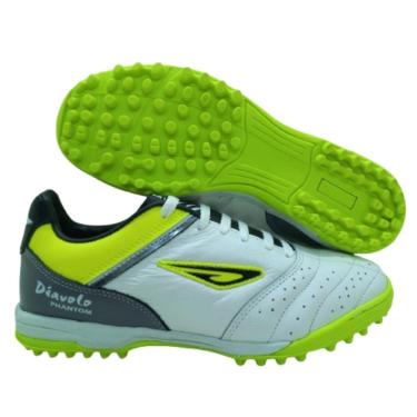 Imagem de Chuteira Diavolo Couro Phanton Society Sola Amortecida-Masculino