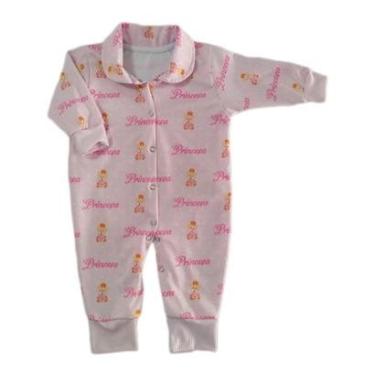 Imagem de Macacão De Bebê Com Botões Estampa Ursinha Princesa-Feminino