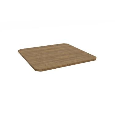 Imagem de Tampo Mesa Sala De Jantar Madeirado F090 90x90cm Nogueira - Kappesberg