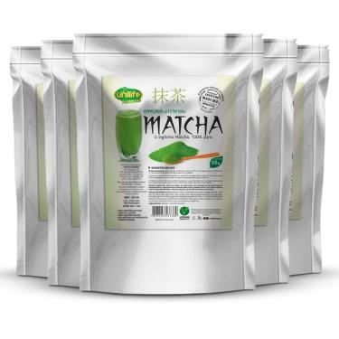 Imagem de Kit 5 Matcha Puro E Organico Sóluvel 30G Unilife